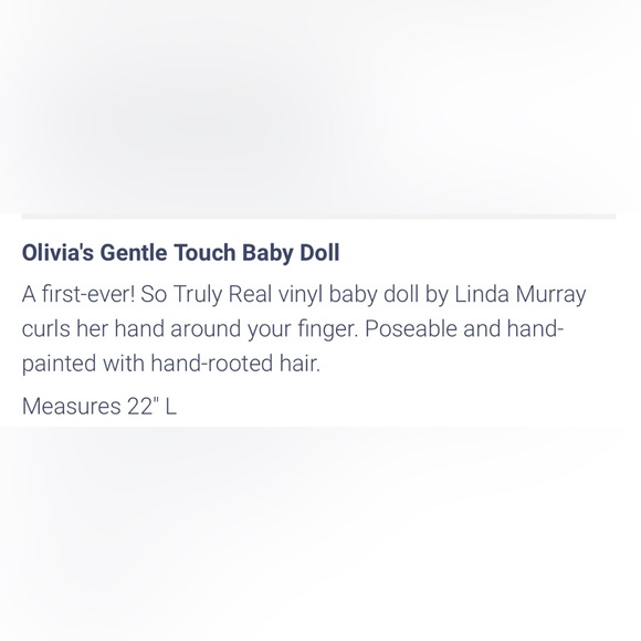 Ashton Drake Olivia’s Gentle Touch baby doll - Picture 4 of 9